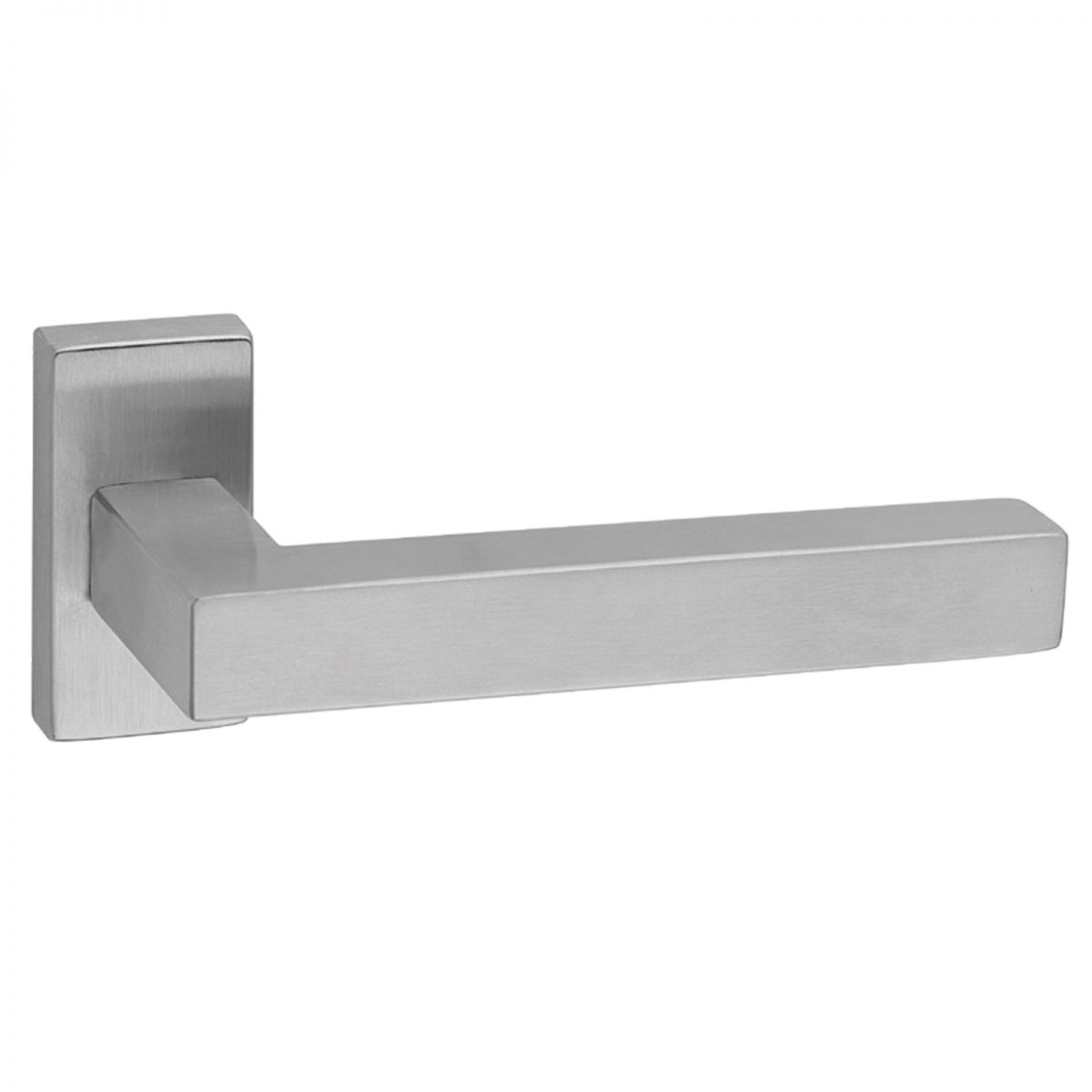 MANIGLIA INOX 'AUSTRIA' CON ROSETTA E BOCCHETTA Col. Inox satinato - FIMET MANIGLIE