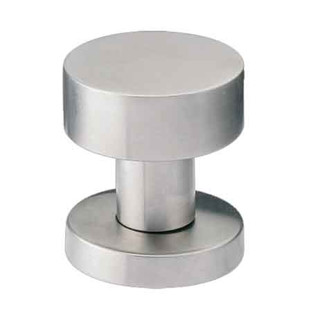 POMOLO FISSO INOX 'PIANO' Ø 52 mm - Col. Inox satinato - 2 pezzi- FIMET MANIGLIE