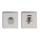 NOTTOLINO WC E SEGNALATORE 'QUADRO' 50x50 mm - Col. Inox satinato - FIMET MANIGLIE