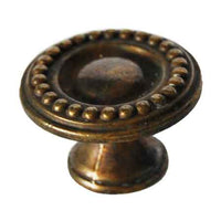 POMOLO PER MOBILI '6015' 24 mm - Patinato antico - GIUSTI