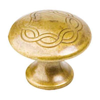 POMOLO PER MOBILI '24081' 25 mm - Oro di valenza - METAL GROUP