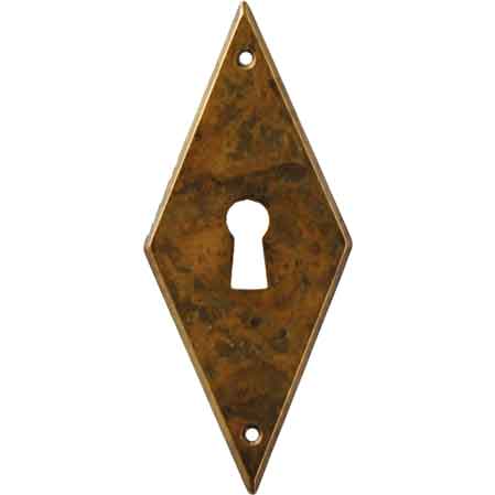 BOCCHETTA PER MOBILI '8044/8039' VERTICALE 35x85 mm - Patinato antico - GIUSTI