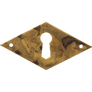 BOCCHETTA PER MOBILI '30667' ORIZZONTALE 49x25 mm - Ottone antico - METAL GROUP