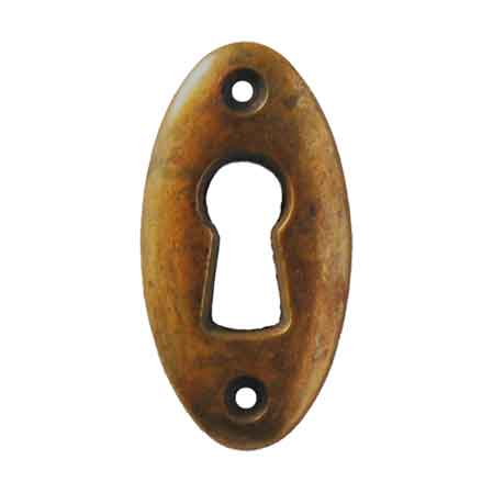 BOCCHETTA PER MOBILI '8065' 18x35 mm - Patinato antico - GIUSTI