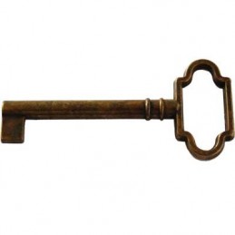 CHIAVE PER MOBILI '7010' 31x67 mm - Patinato antico - GIUSTI