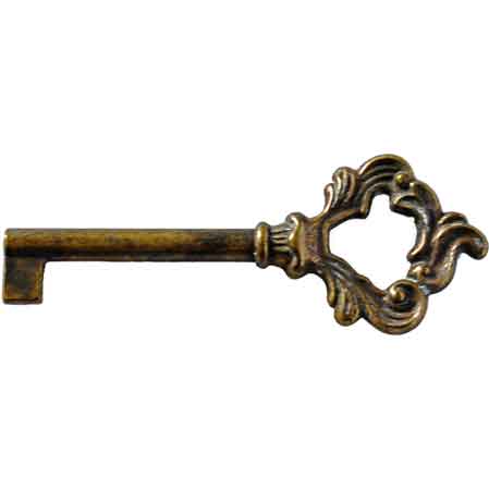 CHIAVE PER MOBILI '7009' 31x81 mm - Patinato antico - GIUSTI