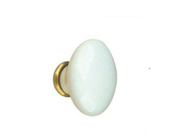 POMOLO PER MOBILI IN CERAMICA 'P04' Ø 31 mm - Bianco - METAL GROUP