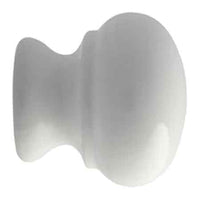 POMOLO LEGNO LACCATO 101 Ø 25 - Bianco