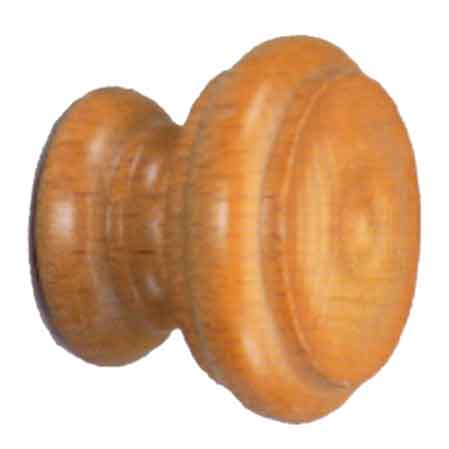 POMOLO LEGNO VERNICIATO 102 Ø 40 - Noce scuro