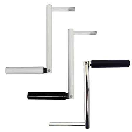 MANOVELLA PER ARGANO A FUNE Col. Cromata Nera