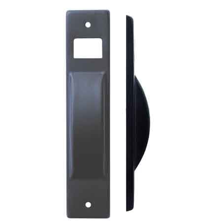 PLACCA PER AVVOLGITORE SEMINCASSO Colore nero RAL 9005