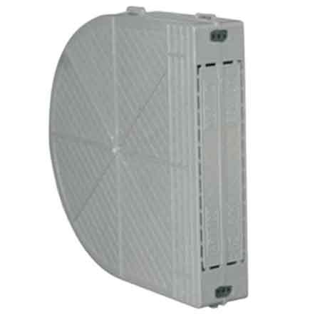 CUSTODIA DA INCASSO Interasse 165 mm per avvolgitore 6 mt