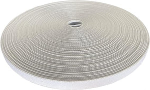 CINTINO PER TAPPARELLE IN COTONE 7,5 mt - Bianco/Grigio