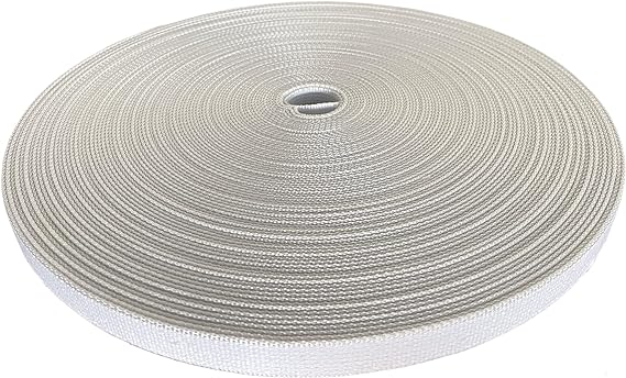 CINTINO PER TAPPARELLE IN COTONE 7,5 mt - Bianco/Grigio