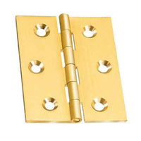 CERNIERA FRESATA PIANA 50x40 mm - Bronzato - 24 pezzi- CERNIERIFICIO VALTOCE