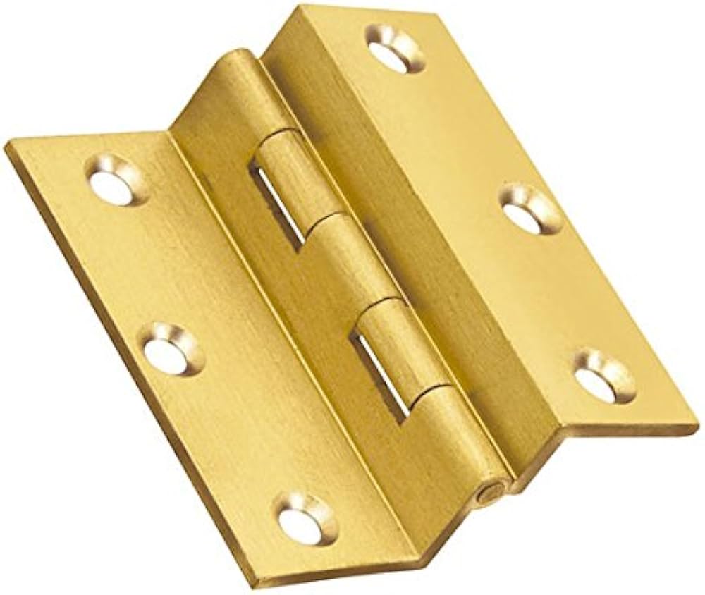 CERNIERA FRESATA MEZZO COLLO 60x50 mm - Bronzata - 24 pezzi