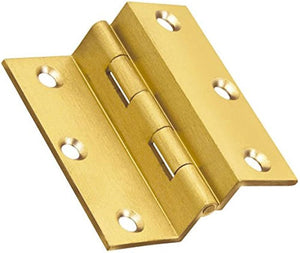 CERNIERA FRESATA MEZZO COLLO 60x50 mm - Bronzata - 24 pezzi