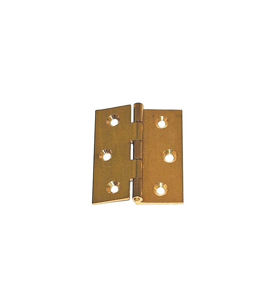 CERNIERA FRESATA MEZZO COLLO 60x50 mm - Bronzata - 24 pezzi