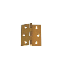 CERNIERA FRESATA MEZZO COLLO 60x50 mm - Bronzata - 24 pezzi