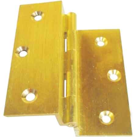 CERNIERA FRESATA DOPPIO COLLO 40x35 mm - Bronzato - 24 pezzi