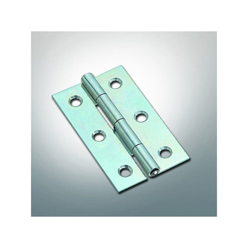 CERNIERA STRETTA PERNO FISSO 50x30 mm - 24 pezzi- CERNIERIFICIO VALTOCE