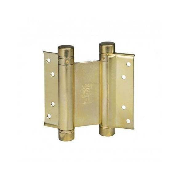 CERNIERA A MOLLA DOPPIA AZIONE 75 mm - Nichelato - 2 pezzi