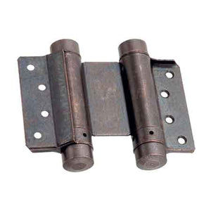 CERNIERA A MOLLA DOPPIA AZIONE 100 mm - Nichelato - 2 pezzi