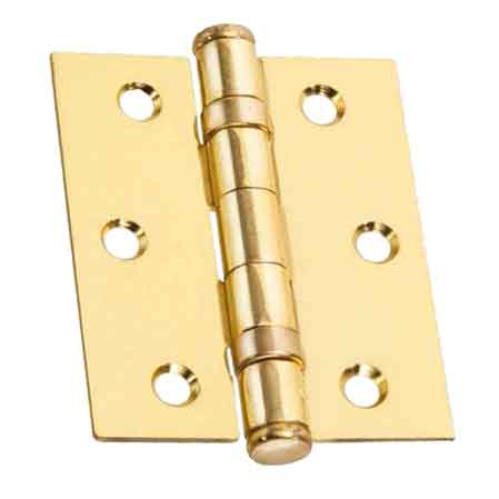 CERNIERA CON CUSCINETTI E SFERE 75x75 mm - Ottonata - 2 coppie- CERNIERIFICIO VALTOCE