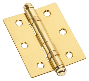 CERNIERA CON CUSCINETTI E SFERE 75x75 mm - Ottonata - 2 coppie- CERNIERIFICIO VALTOCE