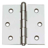 CERNIERA INOX EXTRA PESANTI 75x75 mm - 10 pezzi