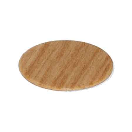 COPRIFORO ADESIVO Ø 13 mm - Noce scuro - cartella da 20 pezzi