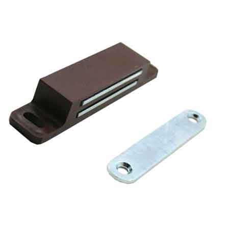 CHIUSURA MAGNETICA GIGANTE 18x87 mm - Marrone - 25 pezzi