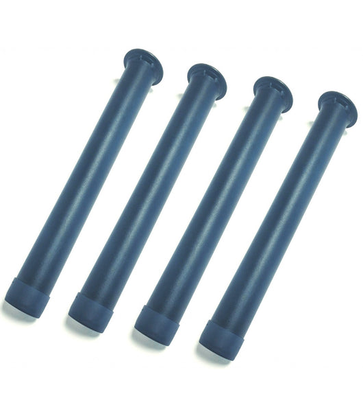 KIT PIEDI IN METALLO PER LETTI Ø 50 mm - h 300 mm - conf. 4 Pezzi