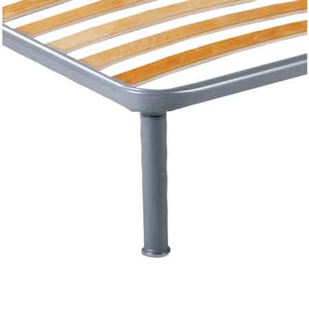 KIT PIEDI IN METALLO PER LETTI Ø 50 mm - h 350 mm - conf. 4 Pezzi