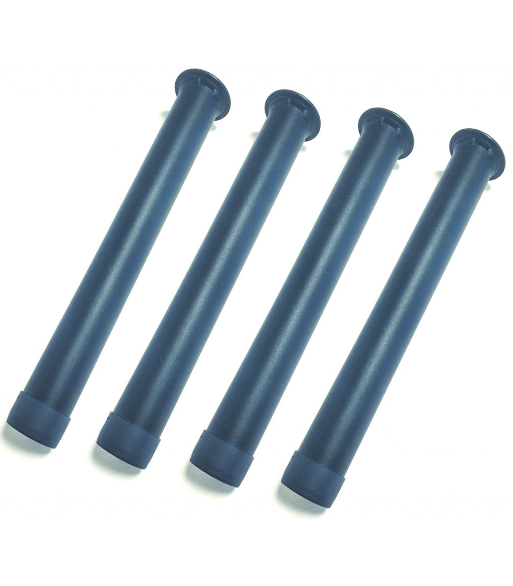 KIT PIEDI IN METALLO PER LETTI Ø 50 mm - h 350 mm - conf. 4 Pezzi