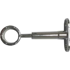 REGGITUBO CENTRALE TONDO Ø 18 mm - Cromato - 10 pezzi