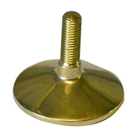PIEDINO REGOLABILE IN OTTONE Ø 40 mm M10 - 25 pezzi