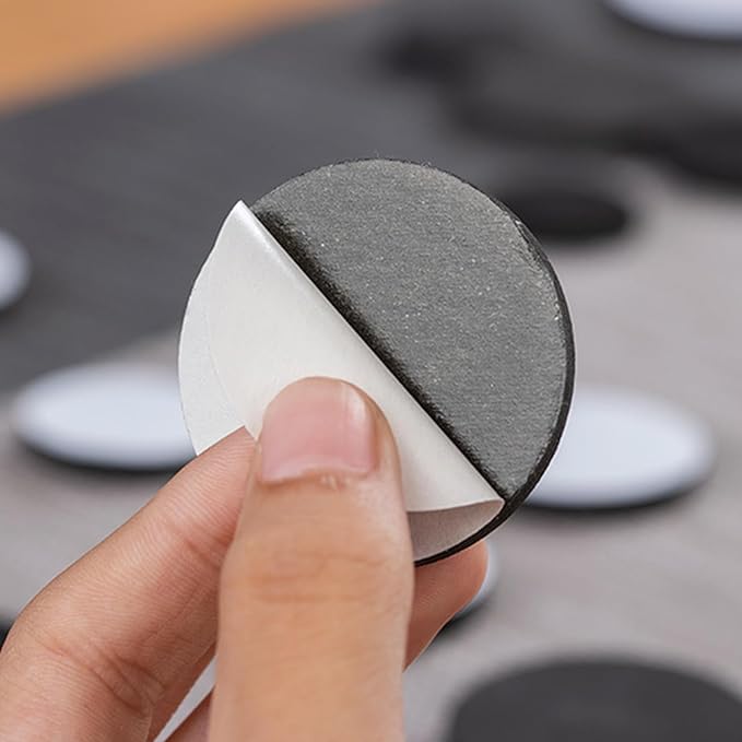 FELTRINI TONDI Ø 32 mm - Bianco - Blister 4 pezzi