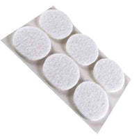 FELTRINI TONDI Ø 20 mm - Marrone - Blister 10 pezzi