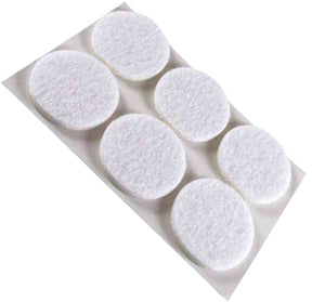 FELTRINI TONDI Ø 24 mm - Marrone - Blister 8 pezzi