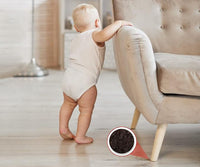 FELTRINI TONDI Ø 28 mm - Marrone - Blister 6 pezzi