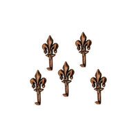 GANCIO PER QUADRI 'GIGLIO' 33 mm - Oro - Blister 5 pezzi - 12 confezioni