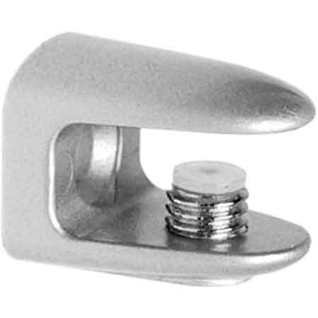 MENSOLINA REGGIVETRO A MORSETTO 'AZ80' Alluminio - 25 pezzi