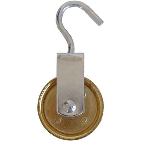 CARRUCOLA CON GANCIO 40 mm