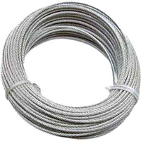 FUNE ZINCATA ANTIGIRO Ø 4 mm - rotolo 25 mt