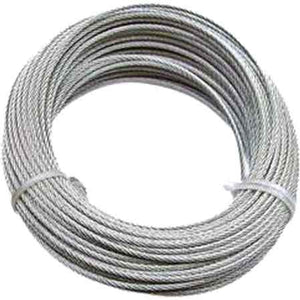 FUNE ZINCATA ANTIGIRO Ø 4 mm - rotolo 25 mt