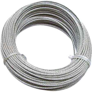 FUNE ACCIAIO INOX Ø 6 mm - rotolo 10 mt