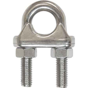 MORSETTO PER FUNI INOX 6 mm