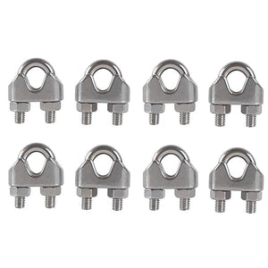 MORSETTO PER FUNI INOX 6 mm