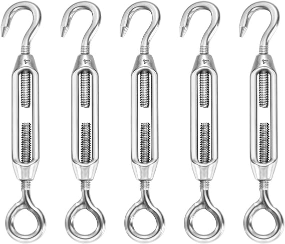 TENDITORE AD OCCHIO E GANCIO INOX 5 mm